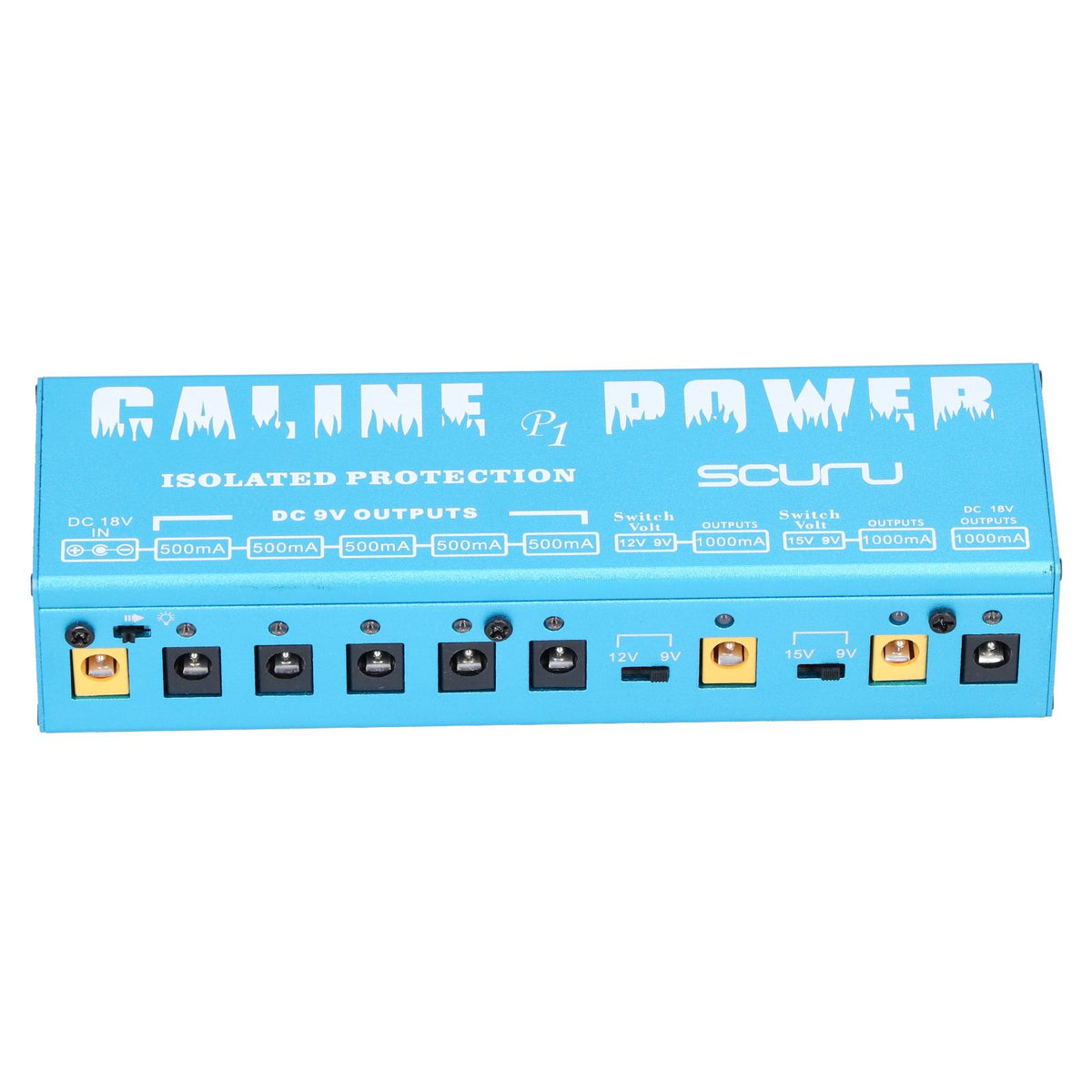 Guitar Effect Pedal 18V 2A 36W 8 Isolated Outlets with LED Power Adapter Accessory