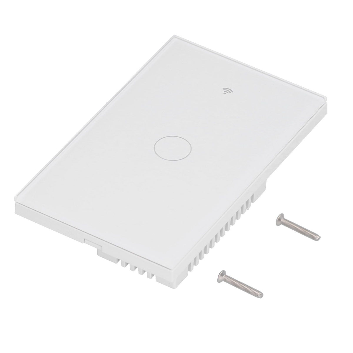 Remote Control Switch 1 Way Glass Voice Control NonCapacitance Touch Switch for Tuya Wide Voltage 100240V