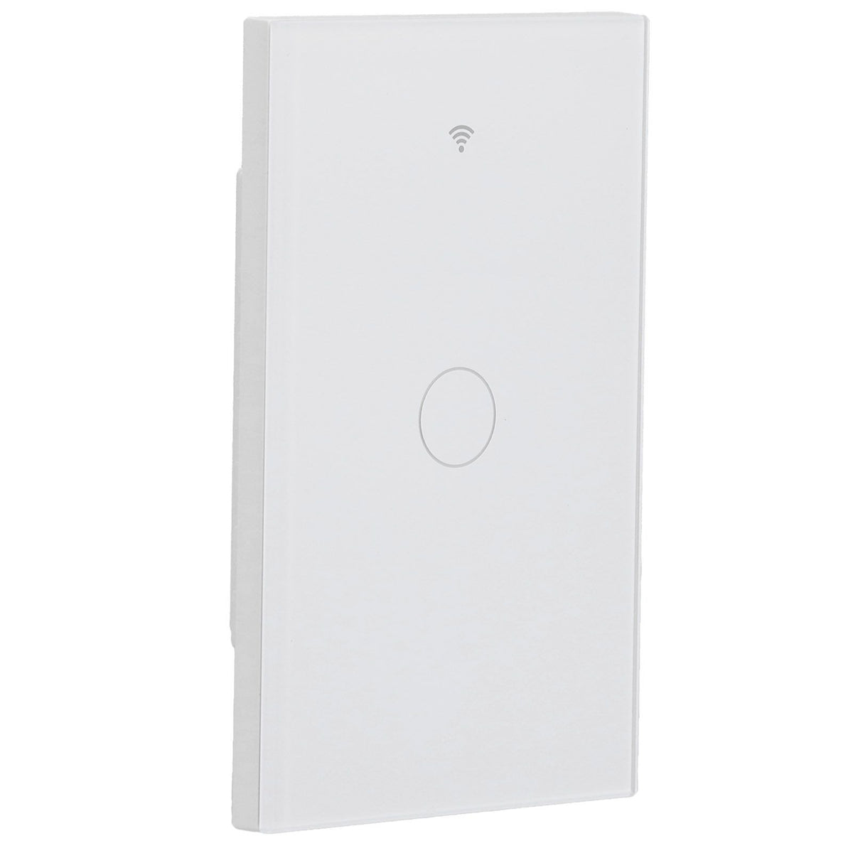 Remote Control Switch 1 Way Glass Voice Control NonCapacitance Touch Switch for Tuya Wide Voltage 100240V