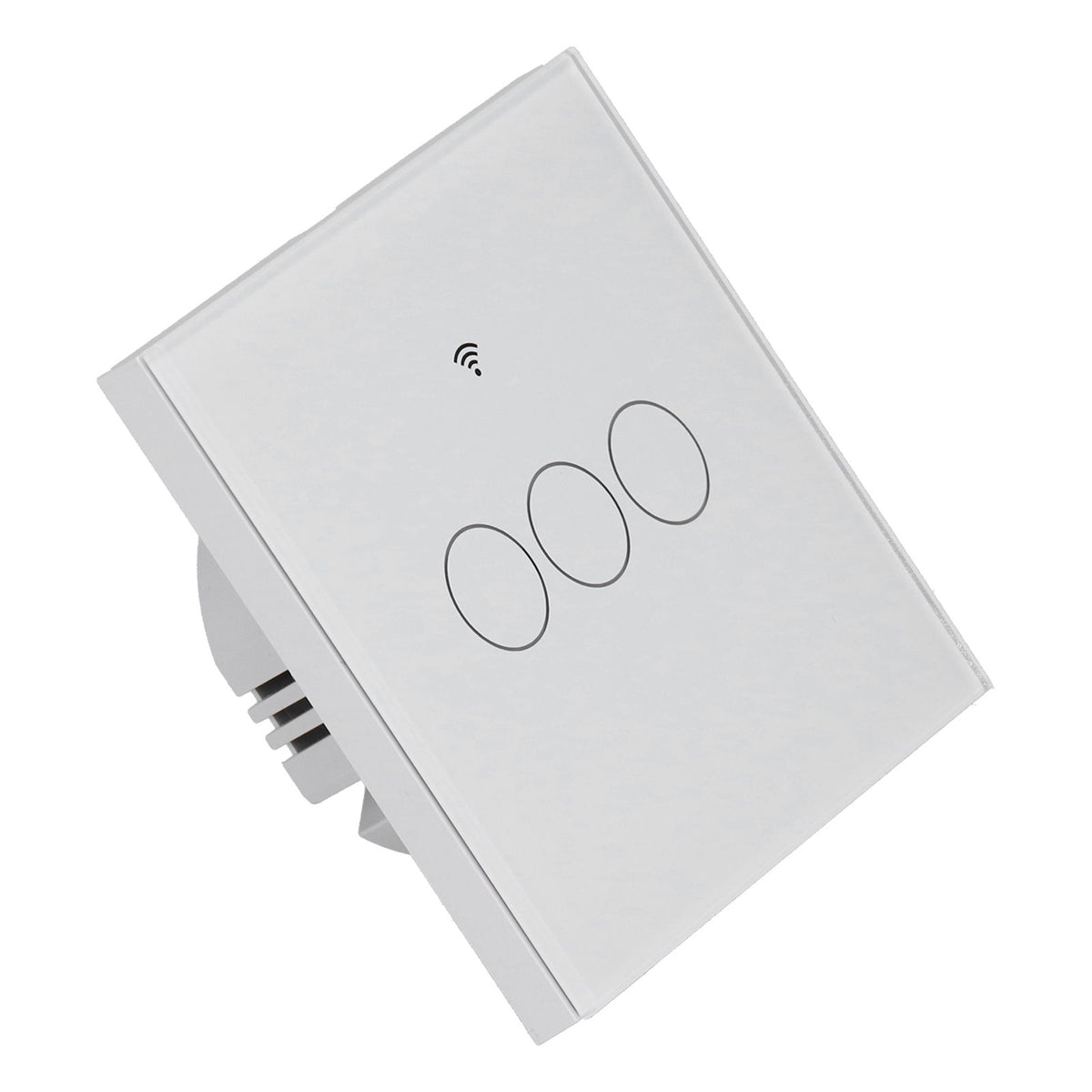 For Tuya Zigbee Light Switch 3‑Gang EU Remote Control Touch Switch 100‑240V 50HZ/60HZ