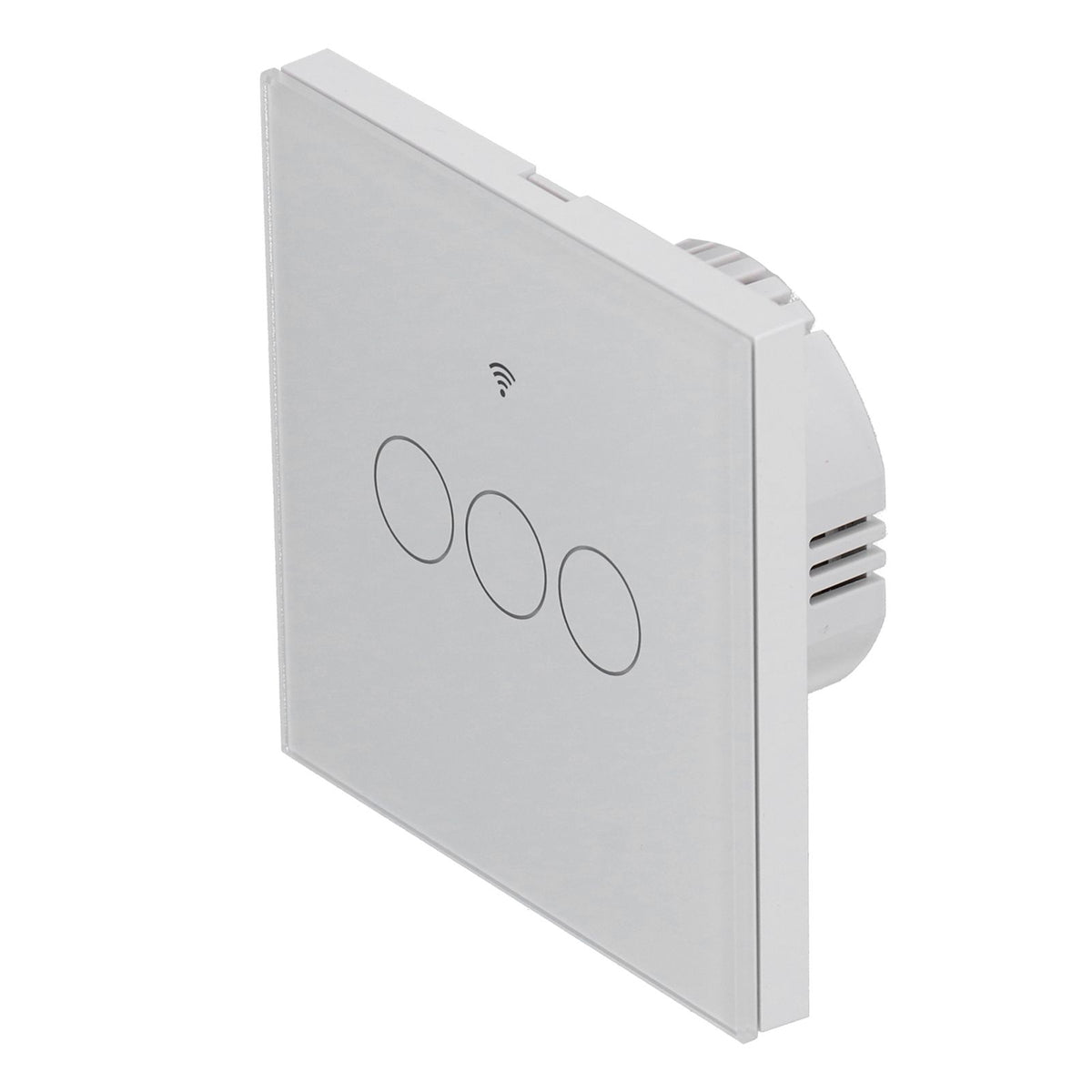 For Tuya Zigbee Light Switch 3‑Gang EU Remote Control Touch Switch 100‑240V 50HZ/60HZ