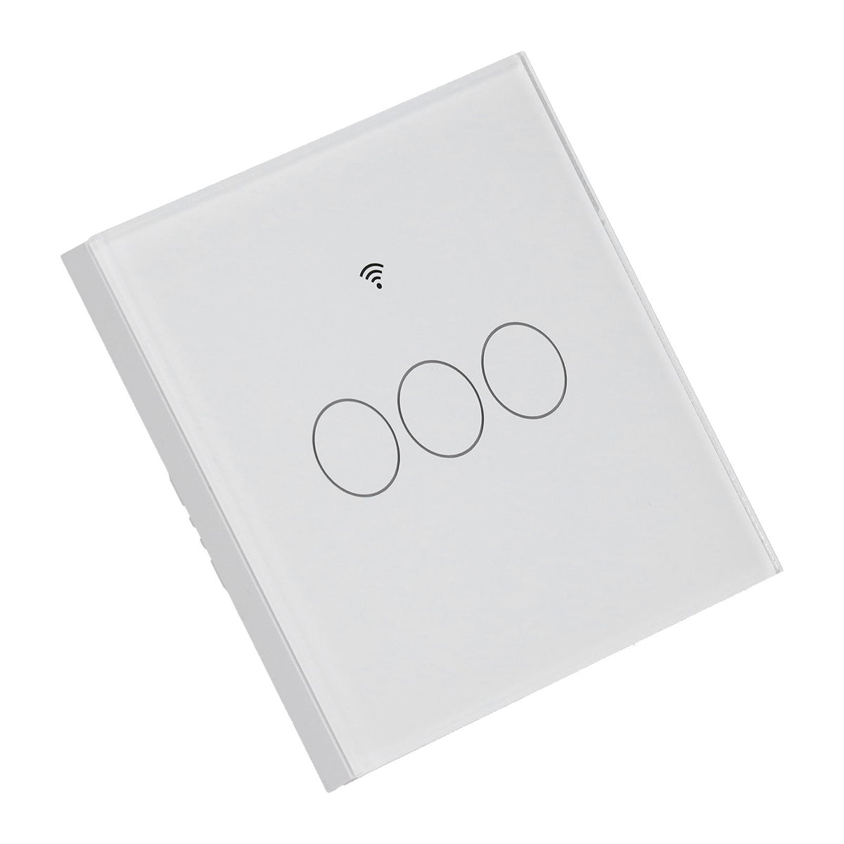 For Tuya Zigbee Light Switch 3‑Gang EU Remote Control Touch Switch 100‑240V 50HZ/60HZ