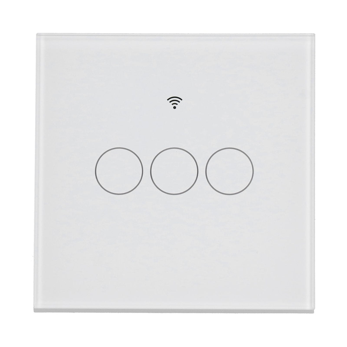 For Tuya Zigbee Light Switch 3‑Gang EU Remote Control Touch Switch 100‑240V 50HZ/60HZ