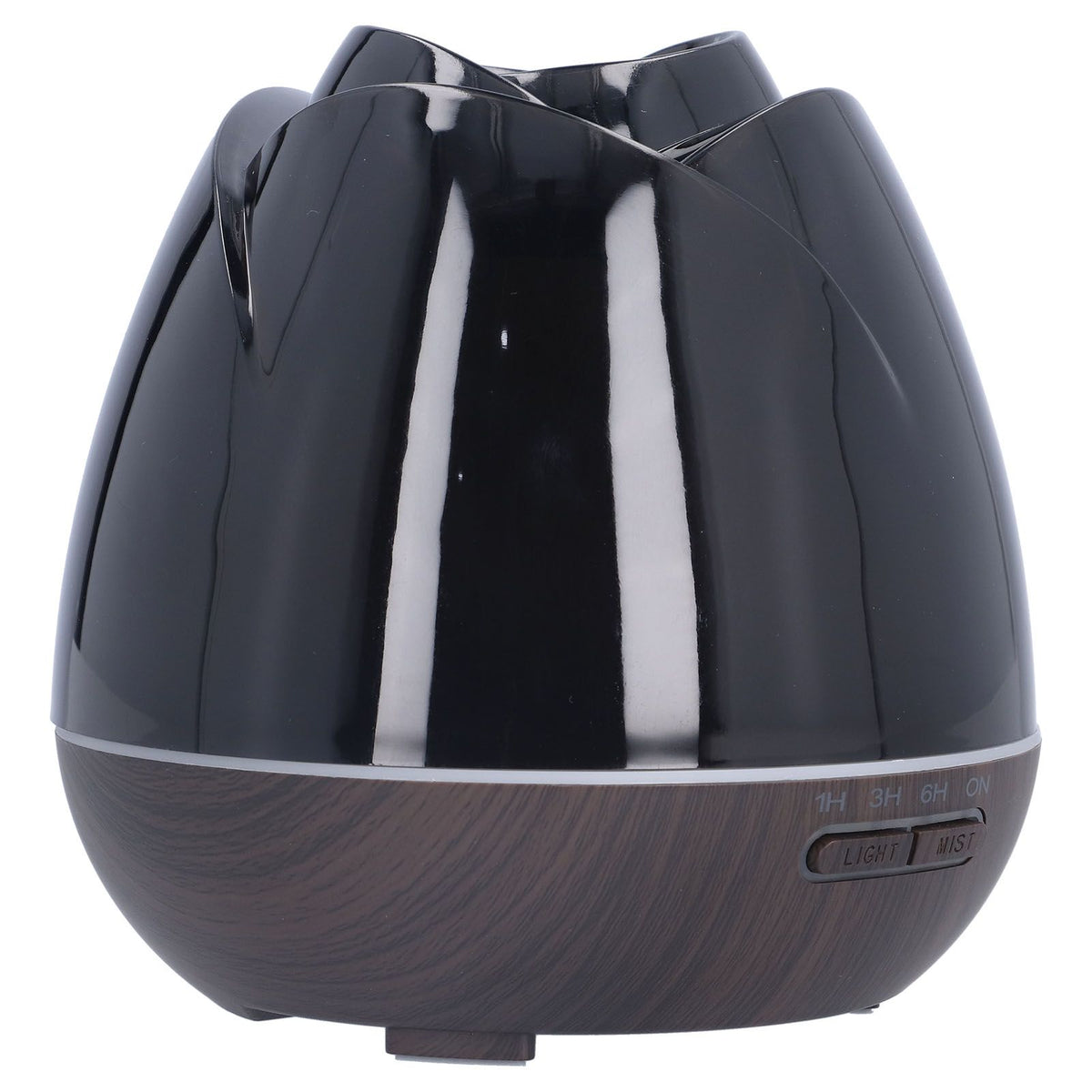 400ml Wood Grain Air Humidifier Remote Control Aromatherapy Diffuser with Night Light