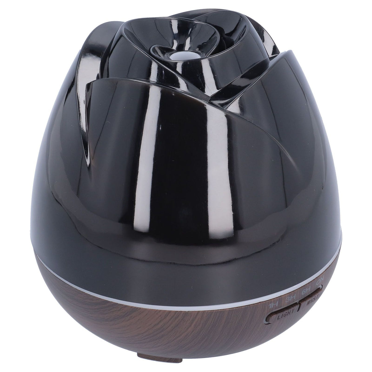 400ml Wood Grain Air Humidifier Remote Control Aromatherapy Diffuser with Night Light 100‑240V
