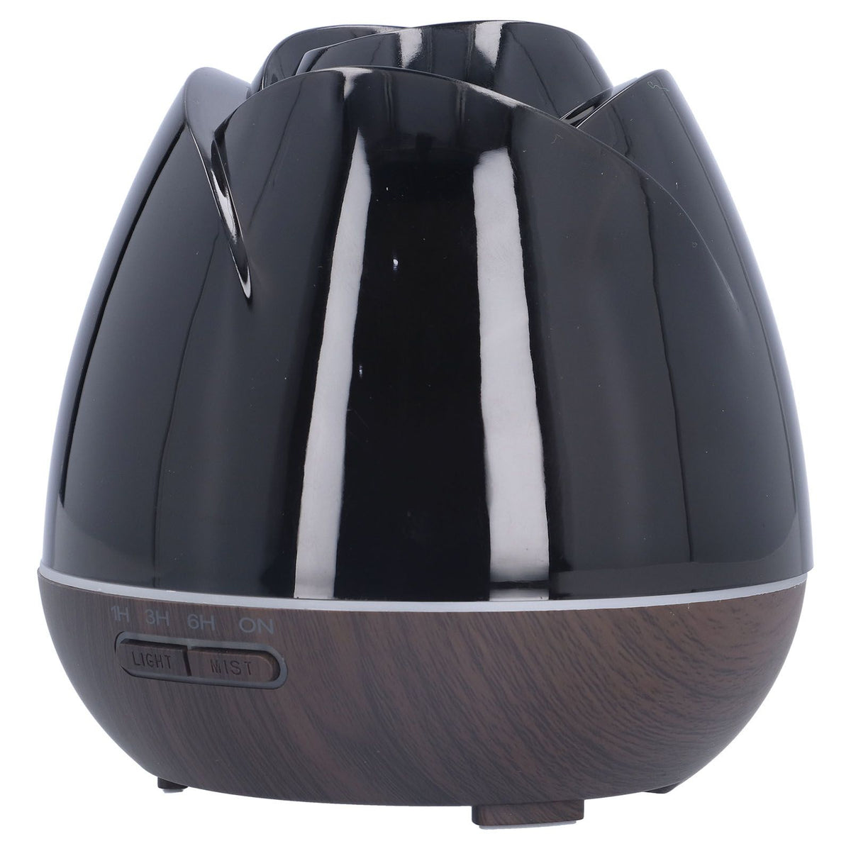 400ml Wood Grain Air Humidifier Remote Control Aromatherapy Diffuser with Night Light 100‑240V