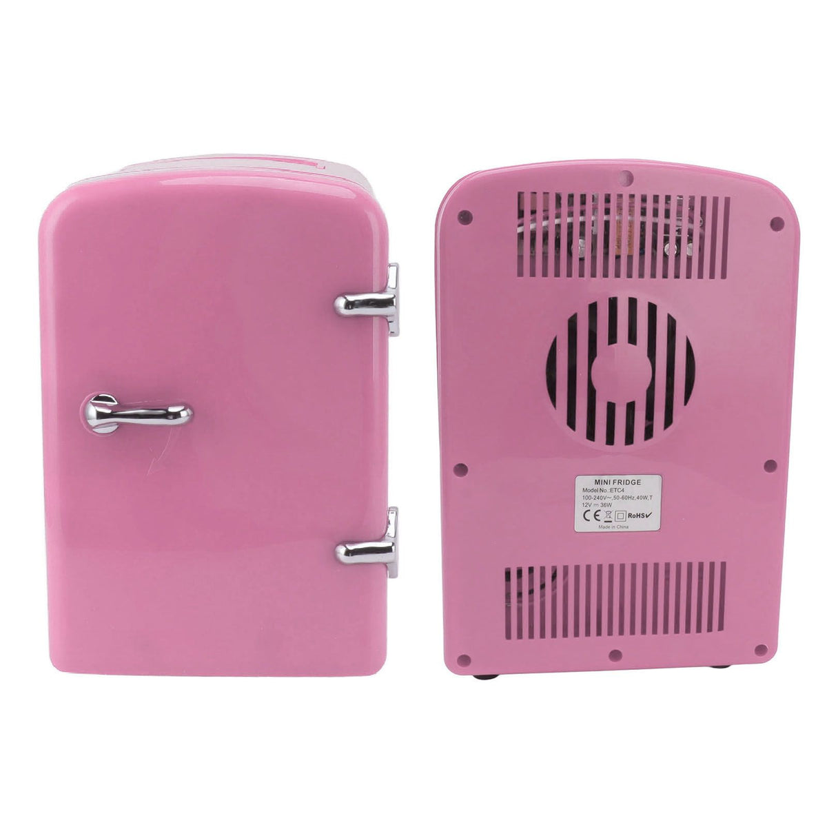 Mini Fridge 4L Portable Cooler Warmer Personal Refrigerator Includes DC12V Car Plug for Skin Care Beverage