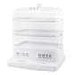 Multifunctional Food Steam Cooker 24L Large Capacity Timing Electric Food Vegetable Steam Cooker Translucency