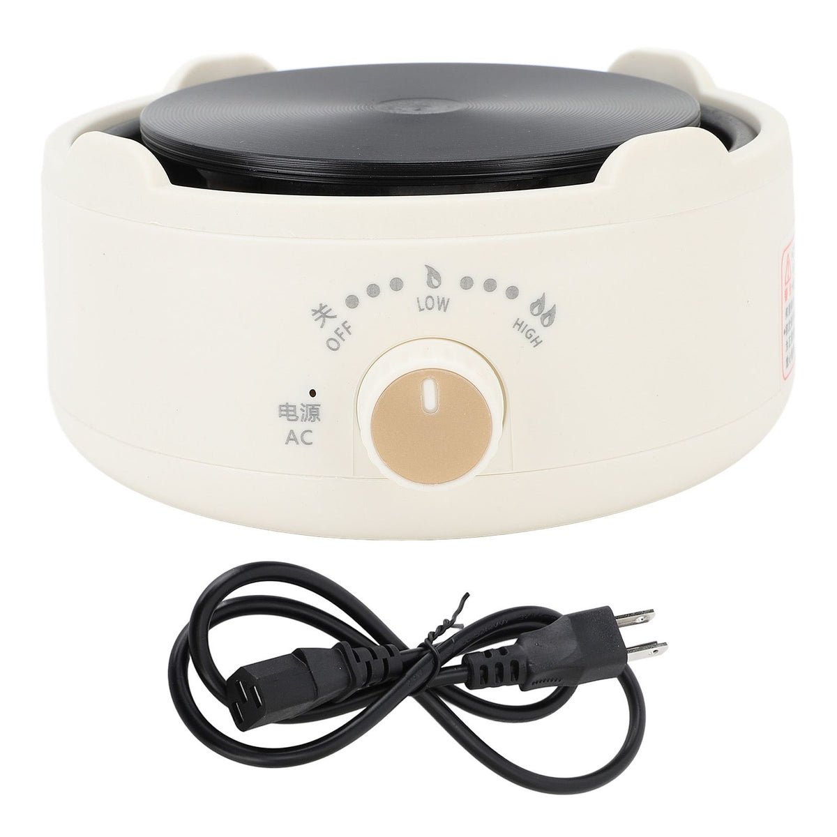 Countertop Single Burner Multifunction 2 Level Temperature Adjustable 500W Electric Hot Plate