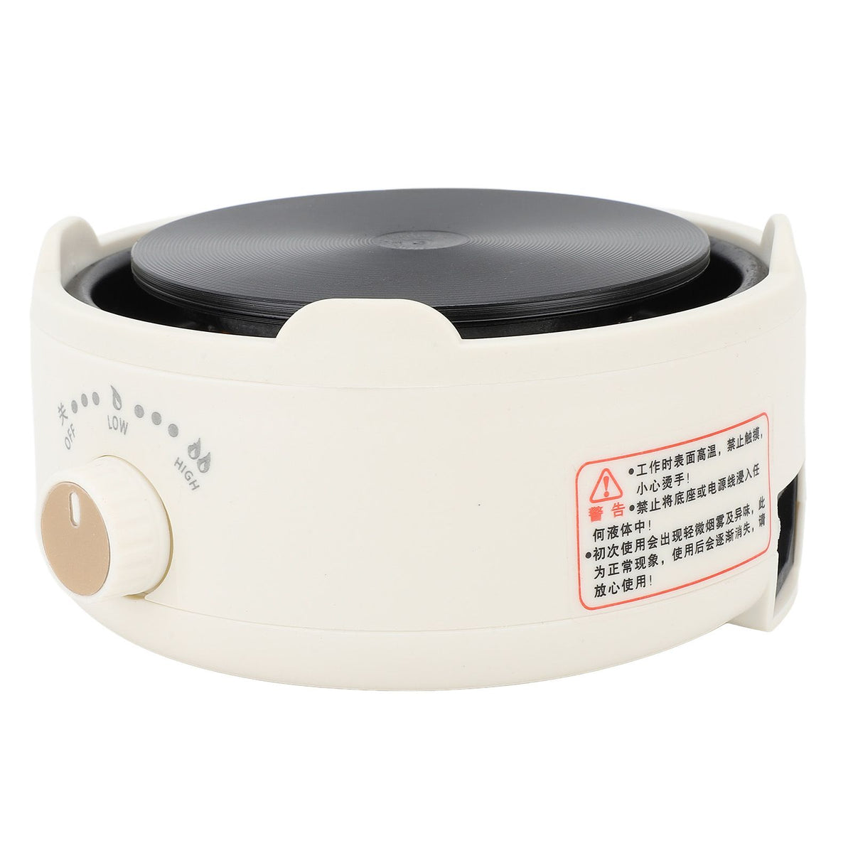 Countertop Single Burner Multifunction 2 Level Temperature Adjustable 500W Electric Hot Plate