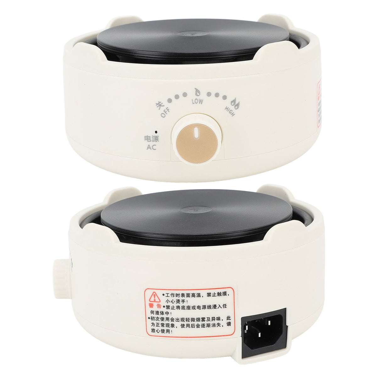 Countertop Single Burner Multifunction 2 Level Temperature Adjustable 500W Electric Hot Plate
