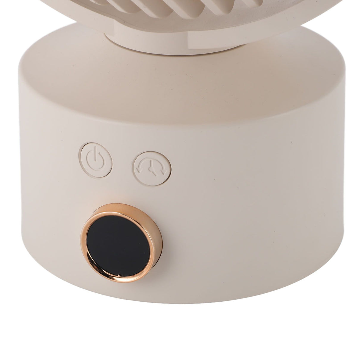 Air Circulator Desk Fan Battery Operated Portable USB Rechargeable Oscillating Table Fan with 4H Timer for Home Travel Camping Office Apricot