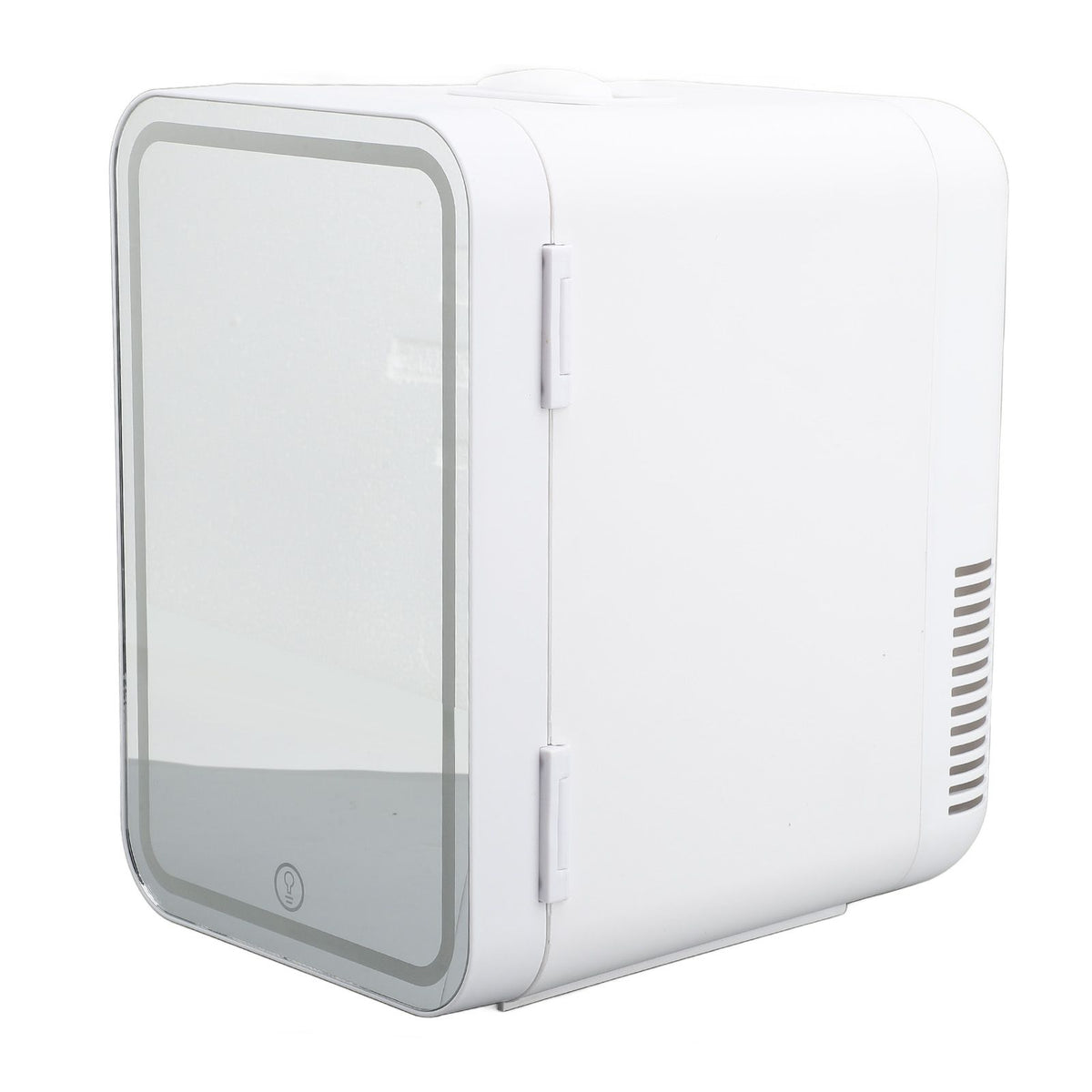 Skincare Fridge 8L Cooler Warmer Mini Refrigerators with Dimmable LED Mirror for Bedroom