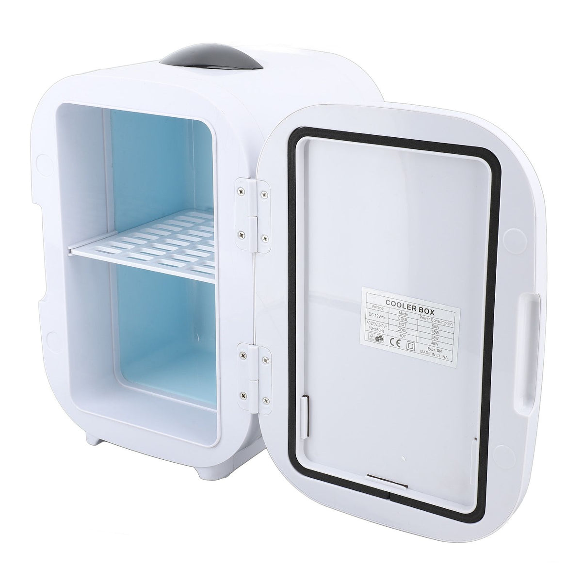 Mini Fridge Cooler Warmer 6L for Makeup Skincare Snacks Portable Compact Personal Fridge Eco Friendly for Home Office Car