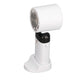 Handheld Fan Quiet Foldable Brushless Motor Digital Display 3600mah 3 Speed Cooling Fan for Outdoor Home White