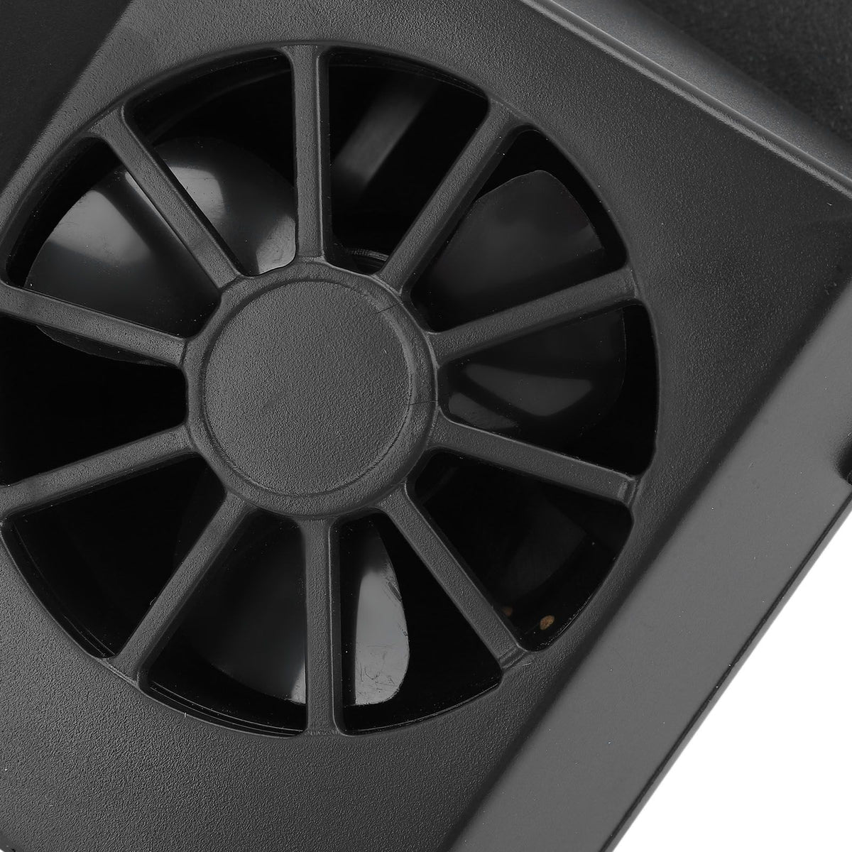Car Exhaust Fan Solar Powered 3 Fans Ventilation Cooling Odor and Humidity Removal Auto Ventilator Black