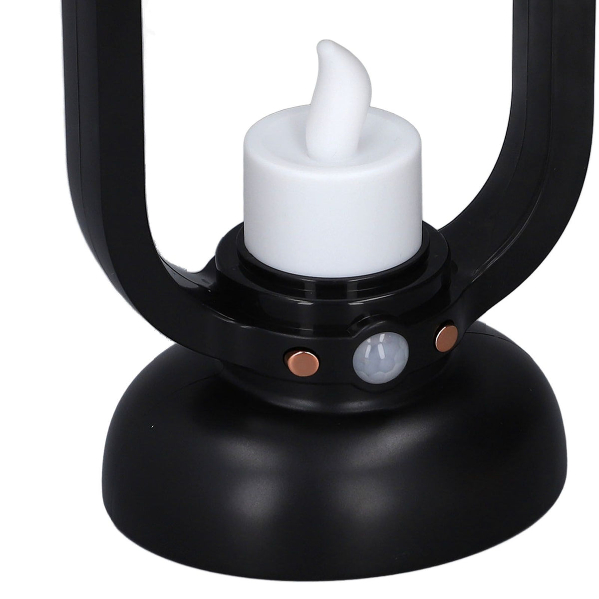 Essential Oil Diffuser 50ml Motion Sensing USB LED Retro Candlelight Ultrasound Cool Mist Humidifier Aroma Diffuser for Bedroom Office Black