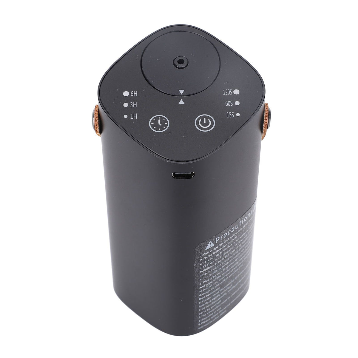 Waterless Essential Oil Diffuser Aluminum Quiet Portable Car Fragrance Diffuser Aromatherapy Machine with Timer for Bedroom Office