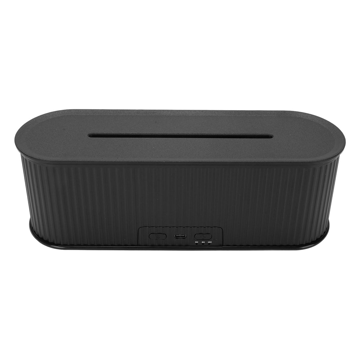 Scent Diffuser Desktop Humidifier Essential Oil Fragrance Machine for Bedroom Office 7 Colors Flame Timing Function Black