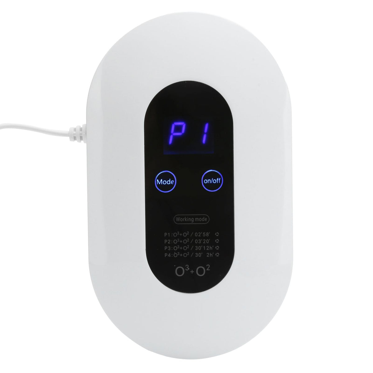 Air Purifier Ozone Odor Removal Ionizer Generator for Bedroom Kitchen Bathroom -
