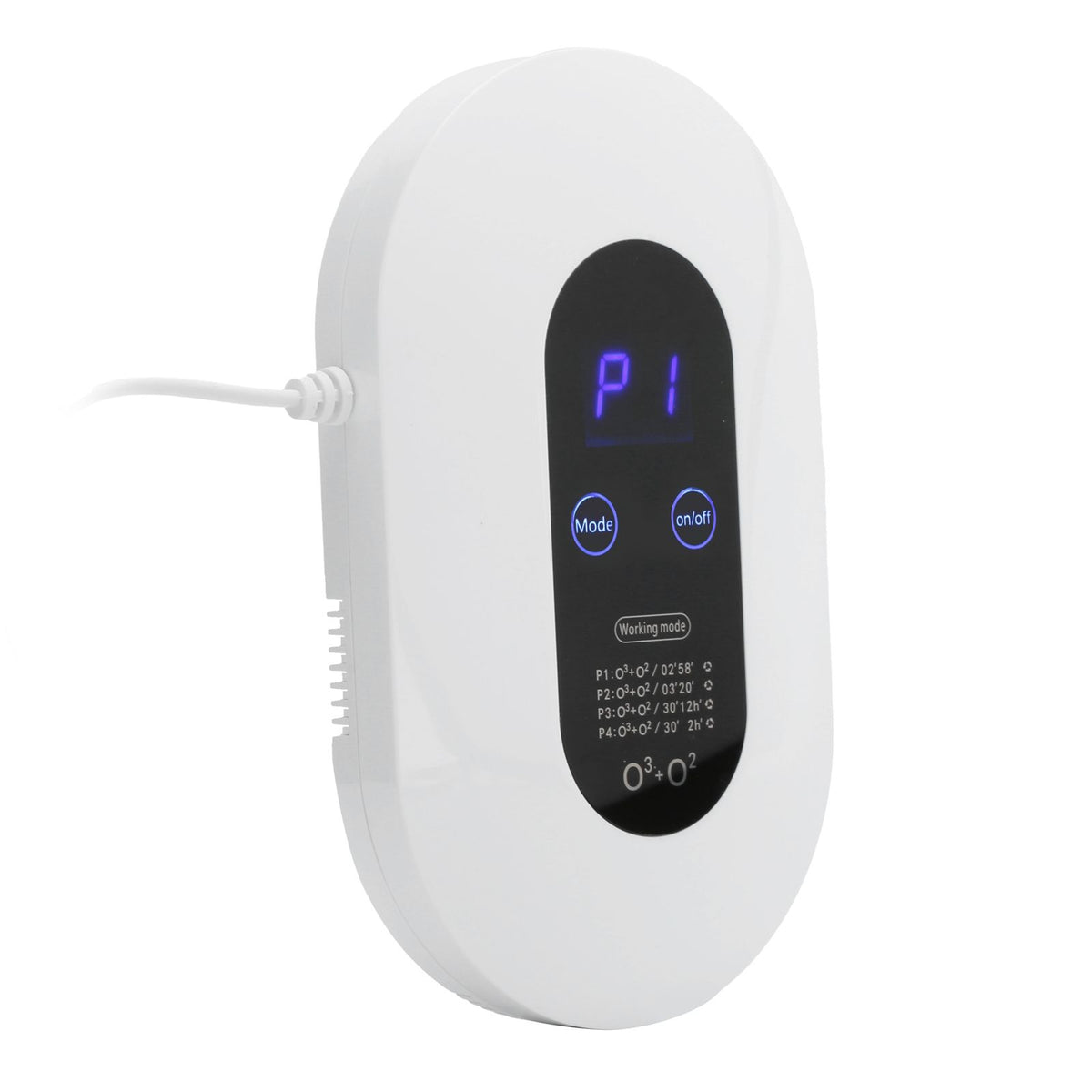 Air Purifier Ozone Odor Removal Ionizer Generator for Bedroom Kitchen Bathroom -