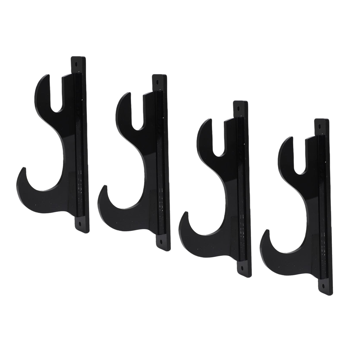 Sword Stand Acrylic Stable 2 Tier Wall Mount Sword Display Holder for Samurai Sword Short Sword Black