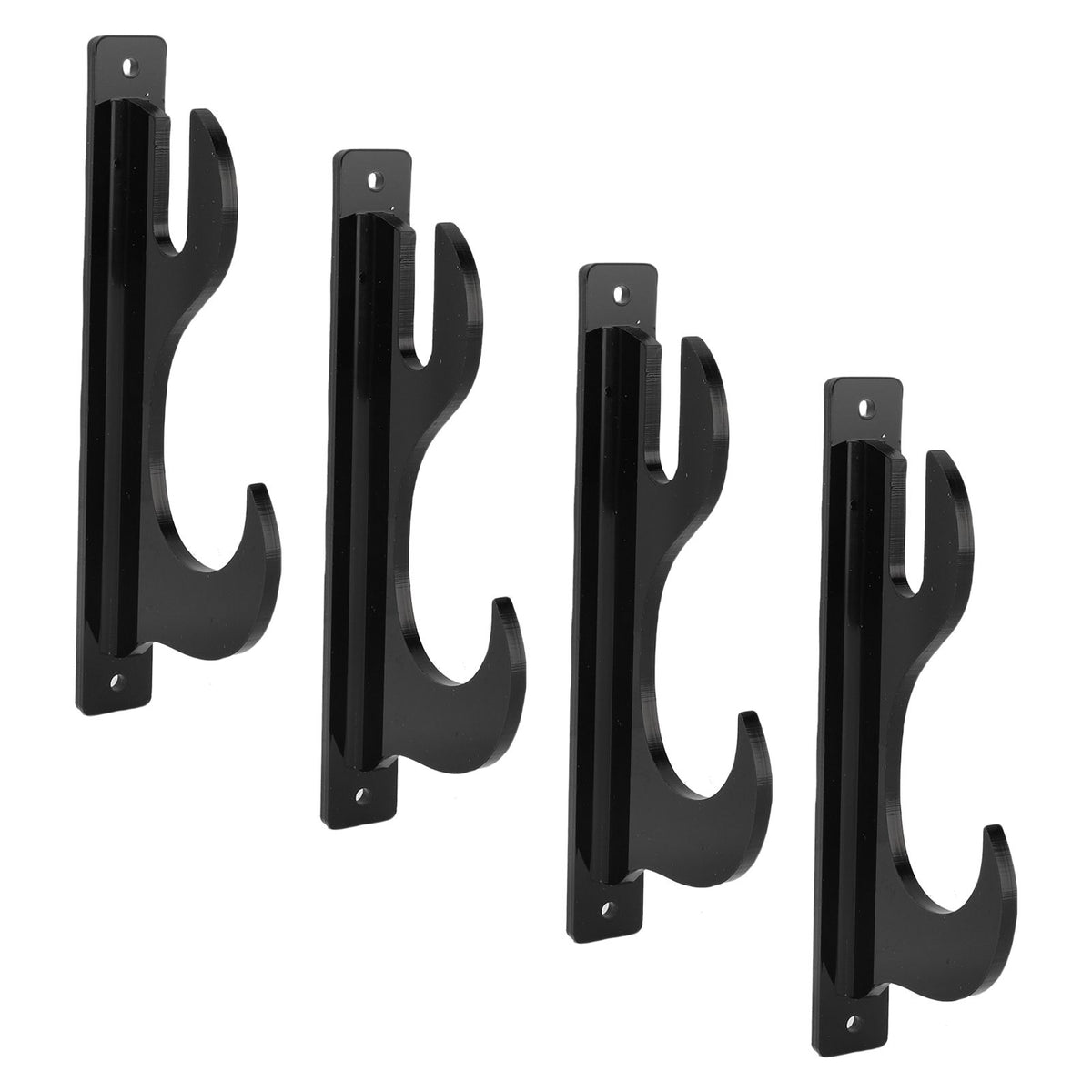 Sword Stand Acrylic Stable 2 Tier Wall Mount Sword Display Holder for Samurai Sword Short Sword Black
