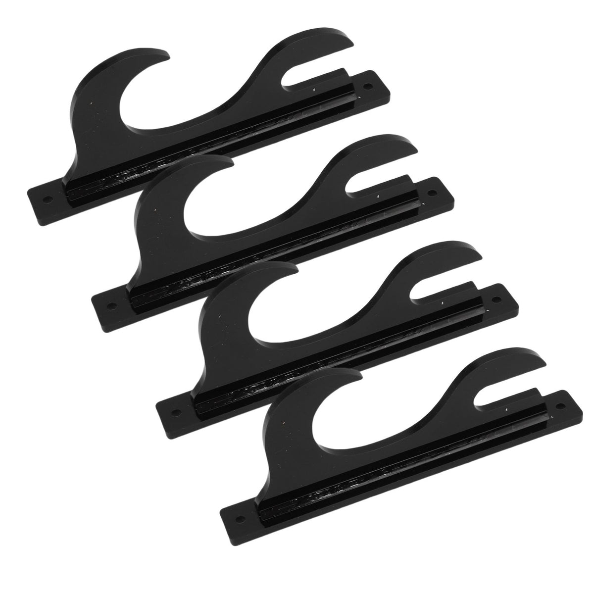 Sword Stand Acrylic Stable 2 Tier Wall Mount Sword Display Holder for Samurai Sword Short Sword Black