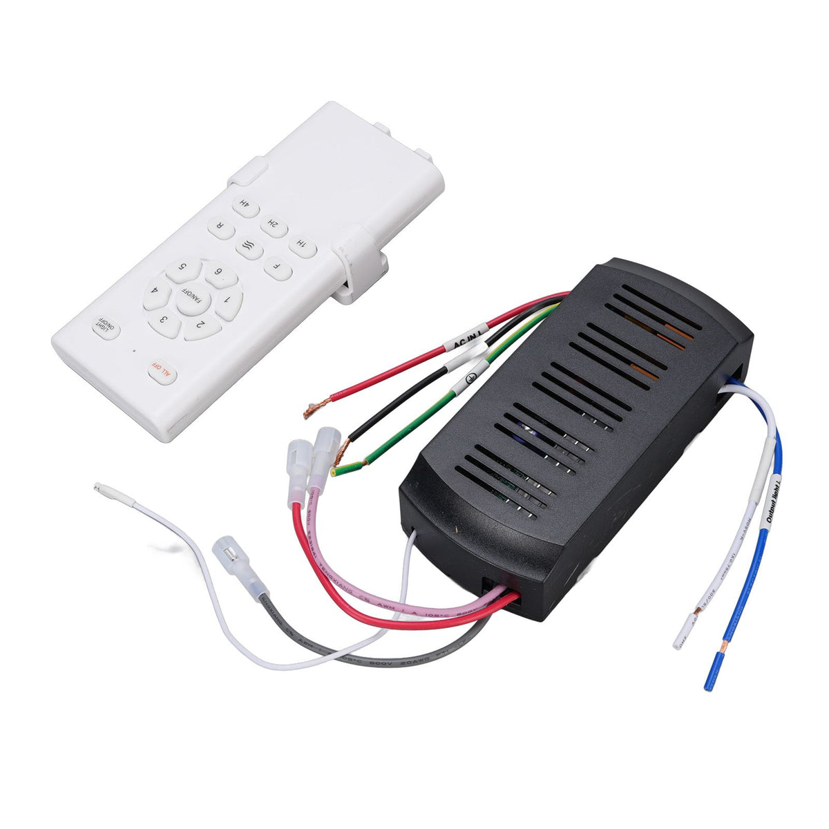 Universal Ceiling Fan Remote Control Kit Ceiling Fan Light Timing Speed Remote and Receiver for Ceiling Fan Lamp