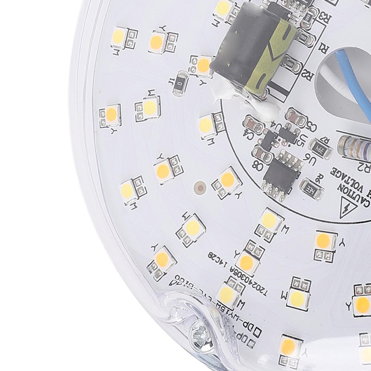 4 Inch Ceiling Fan LED Light Replacement 15w 3CCT 3000K 4000K 6500K 3 Color Dimmable Round LED Ceiling Fan Retrofit Kit
