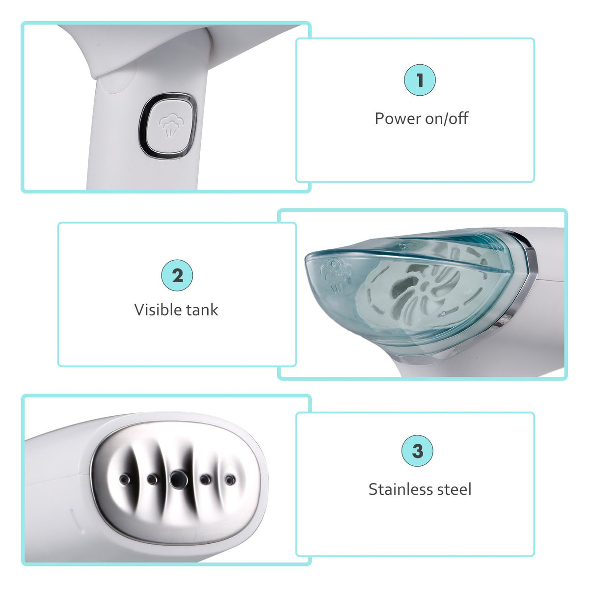 Garment Fabric Steamer Hanging Steamer Ironing Machine Clothing Steamer Steamer for Travel and Home Use Portable Handheld Steamer