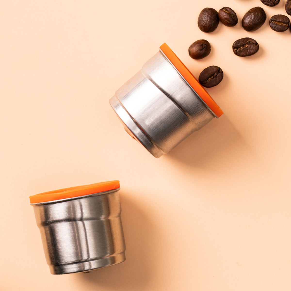 Stainless Steel Coffee Capsule Refillable Coffee Capsules Espresso Capsules Compatible with Coffee