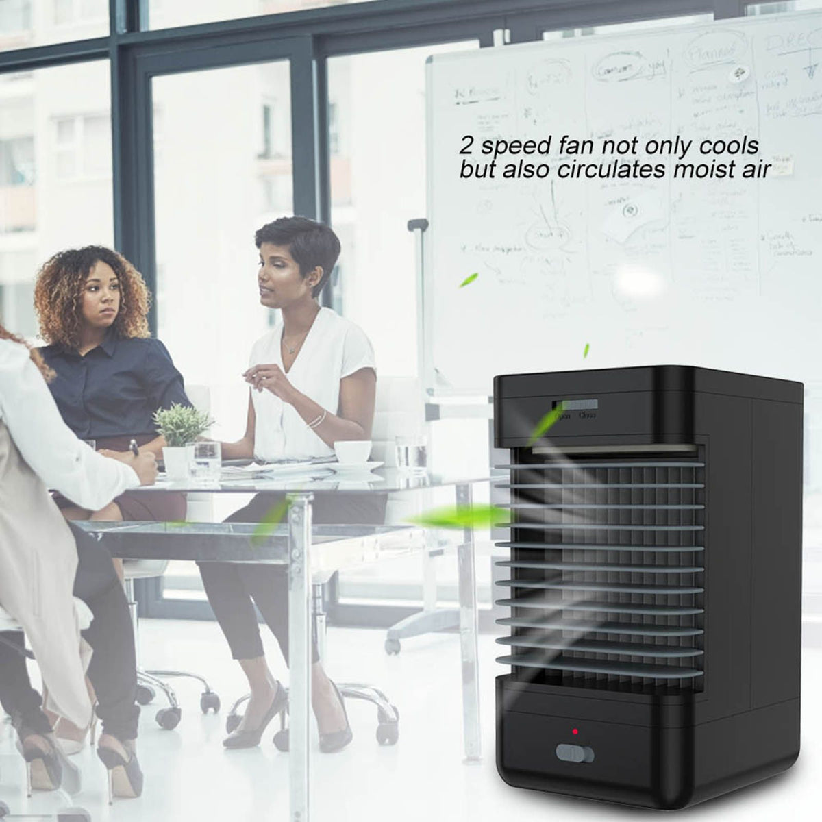 Portable Air Conditioner Mini Fan Humidifier System Wireless Cooler Plug110-