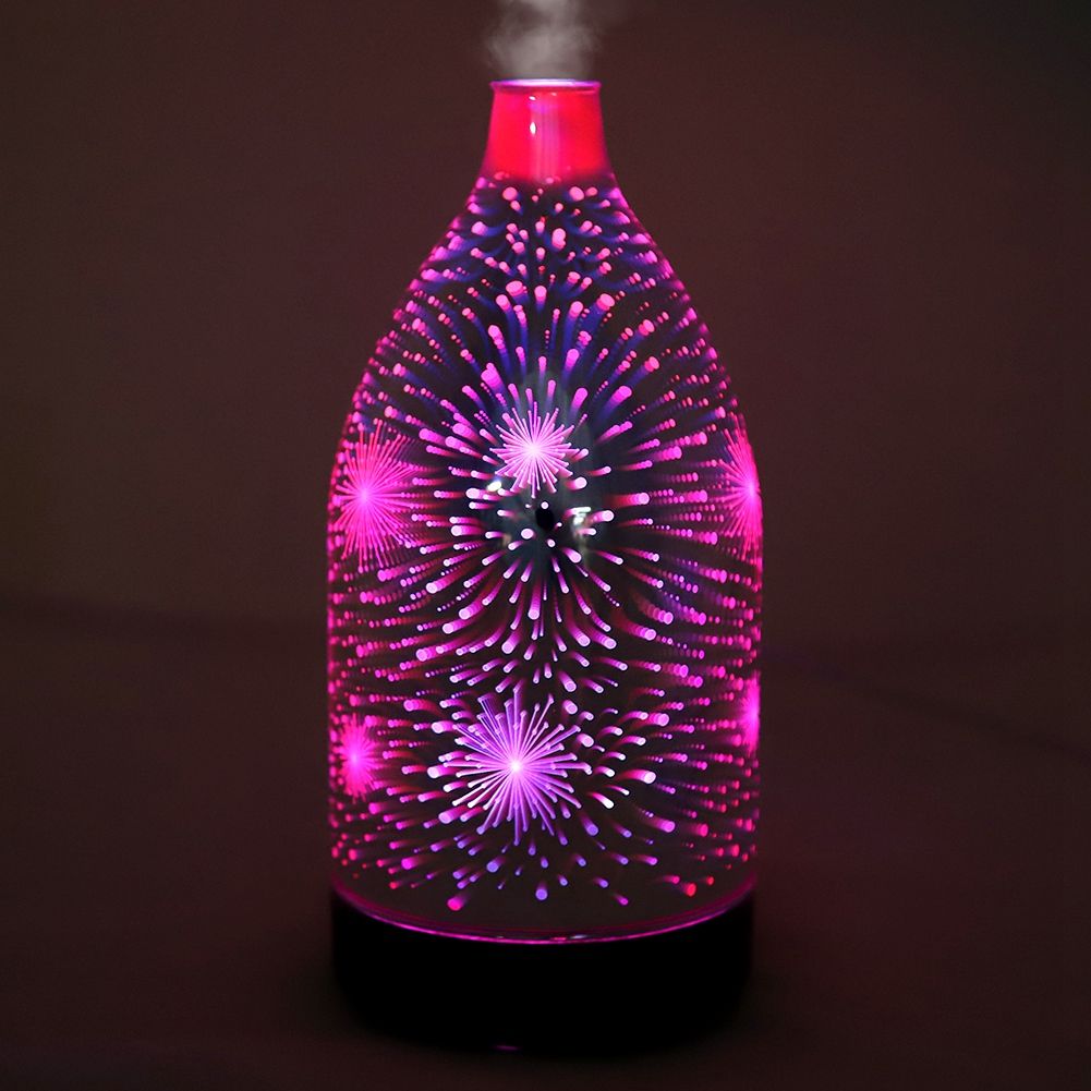 100ml Ultrasonic Aromatherapy Aroma Diffuser Humidifier LED Night Light