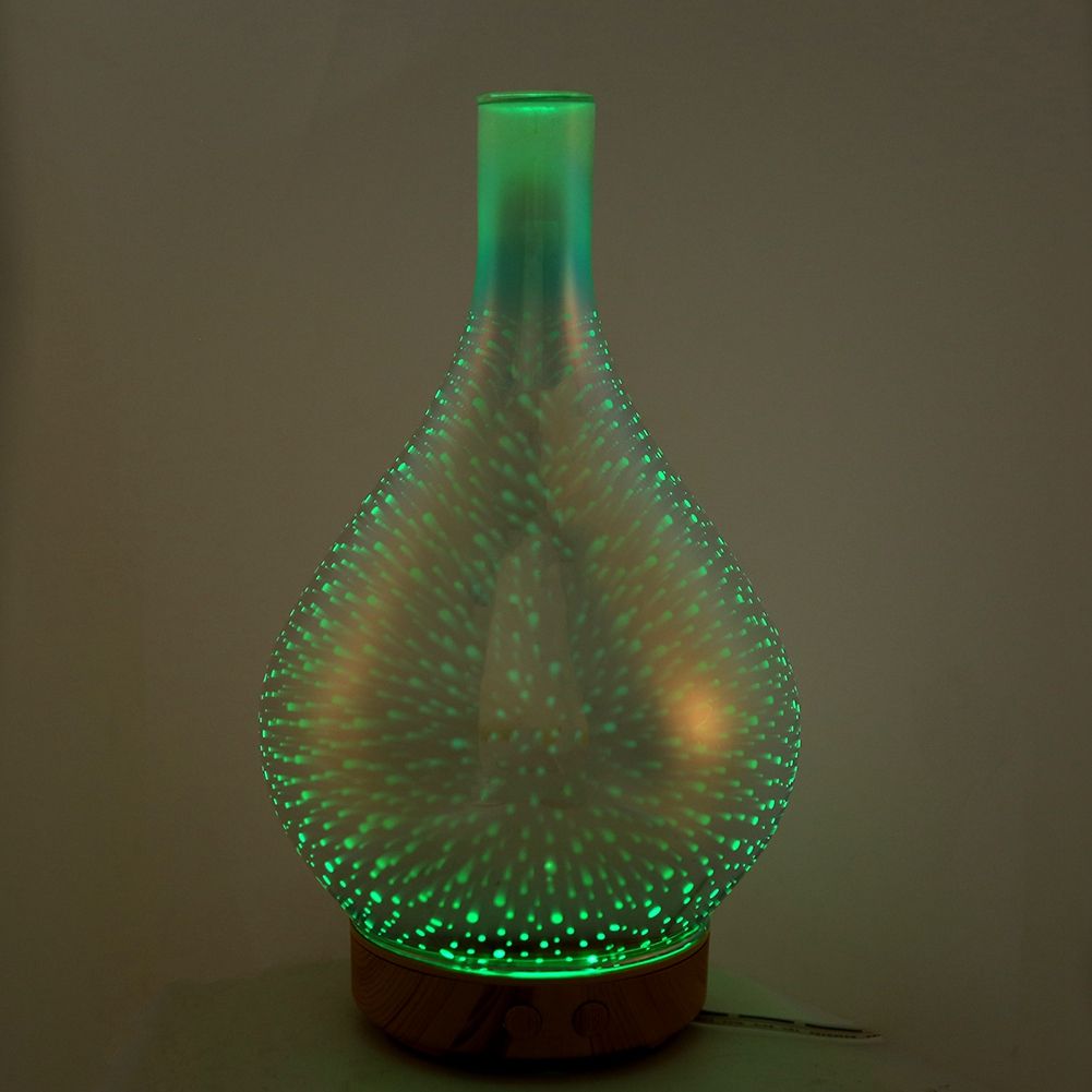 100ml Ultrasonic Aromatherapy Aroma Diffuser Humidifier LED Night Light