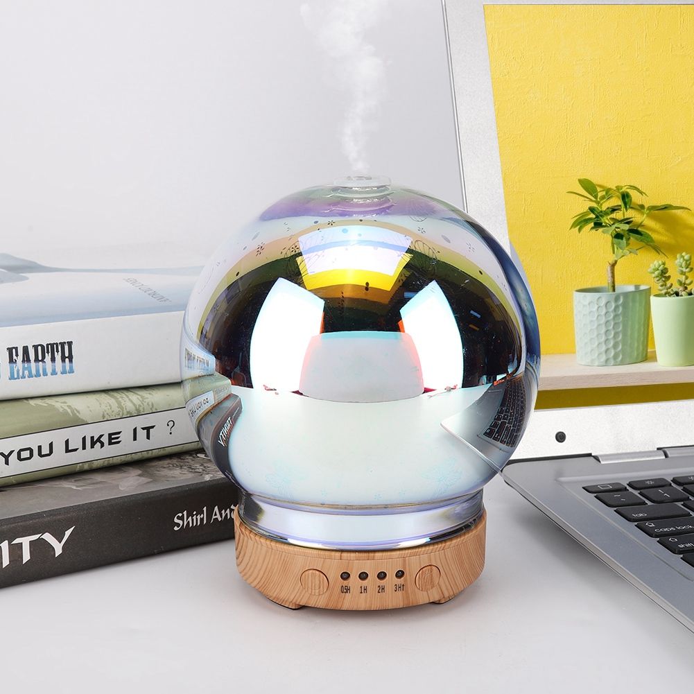 100ml Ultrasonic Aromatherapy Aroma Diffuser Humidifier LED Night Light