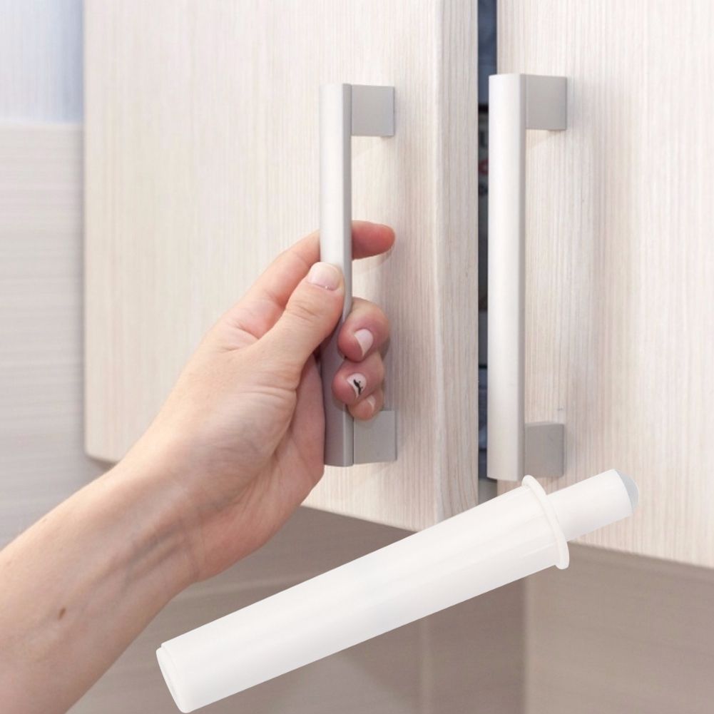 10pcs Cupboard Cabinet Drawer Closet Close Door Stopper Quiet Damper White