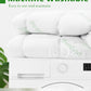 800GSM Mattress Topper Viscose Derived from Bamboo, Thick Pillowtop Fitted Mattress Cover with 45cm Deep Skirt - Machine Washable Hypoallergenic(King,Green)