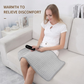 Multifunctional Electric Heating Pad with Adjustable Temperature Control, Soft Flannel Fabric for Shoulder, Neck, Back, and Leg Relief, Ideal for Home and Office Use (L)