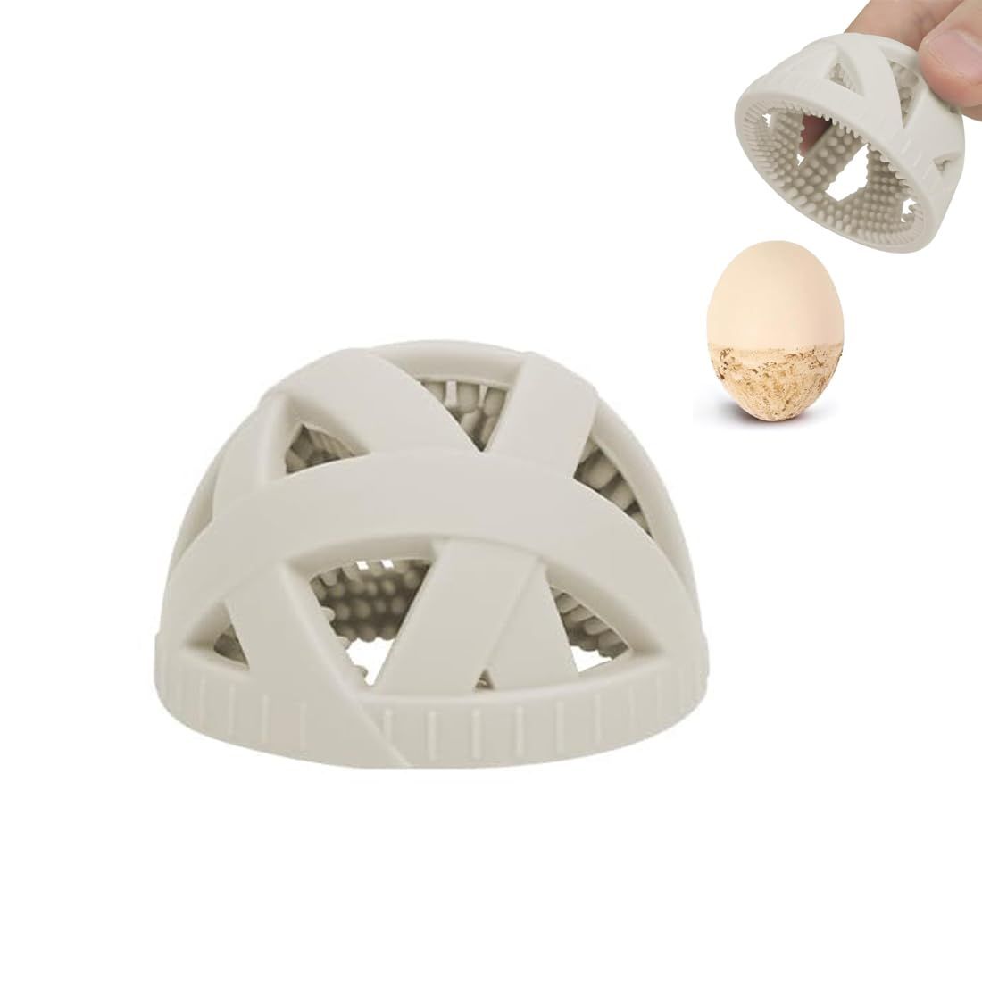 Egg Brush Cleaner Silicone Brush Reusable Scrubber Easy to Clean Reusable Cleaning Tool Kitchen Tool