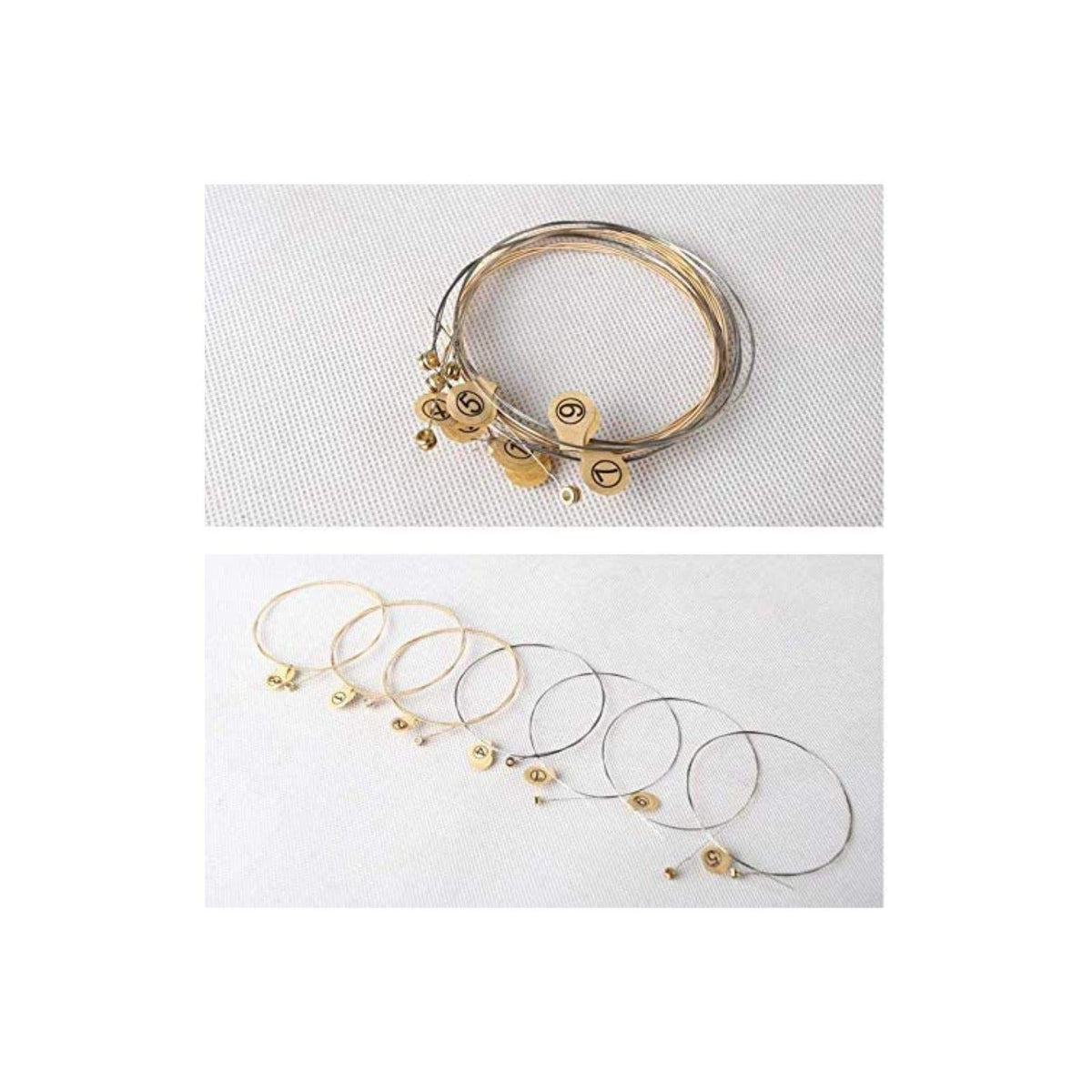 7pcs Lyre Harp String Replacement Metal String Musical Instrument Accessories for Lyre Harp