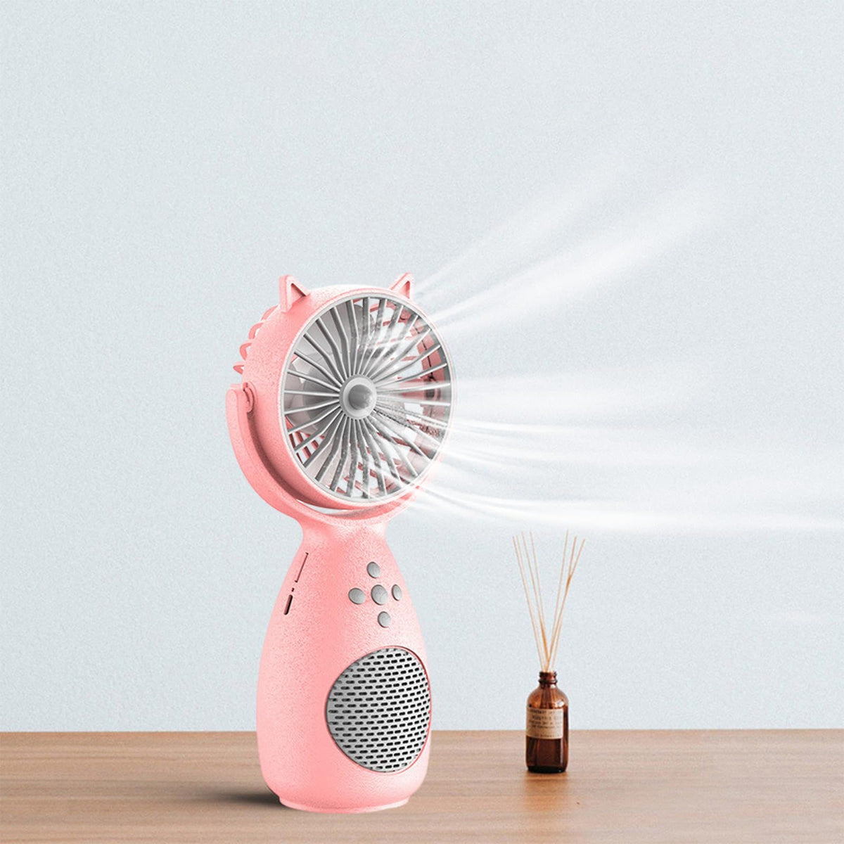 Wireless Speaker Portable Bluetooth Speakers Portable Handheld Mini Multifunctional Small Fan Bluetooth Speaker Integrated