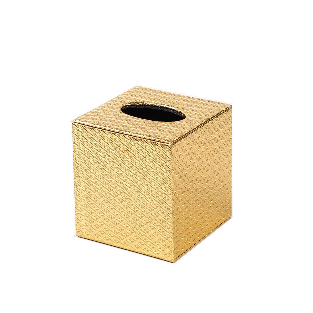 Tissue Box Cover Square,Gold Tissue Box Holders,Tissue Holder for Bathroom Accessories,Bathroom Tissue Holders