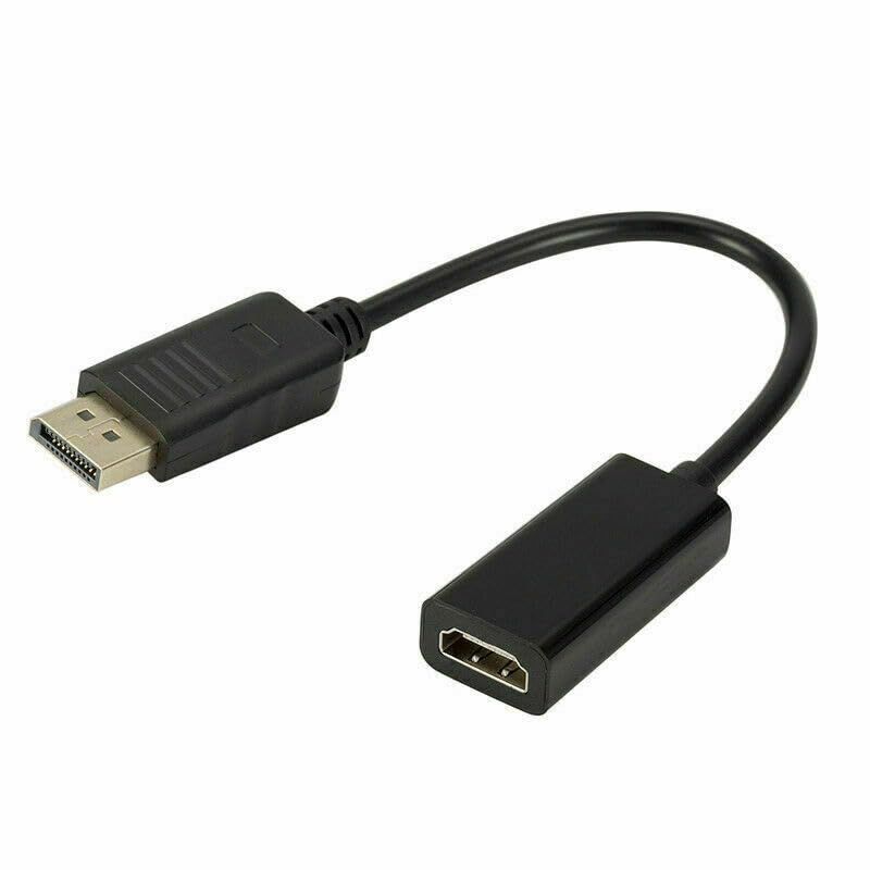 Gold-Plated DisplayPort Male to HDMI Female Adapter，"TV digital high-definition cable interface adapter cable