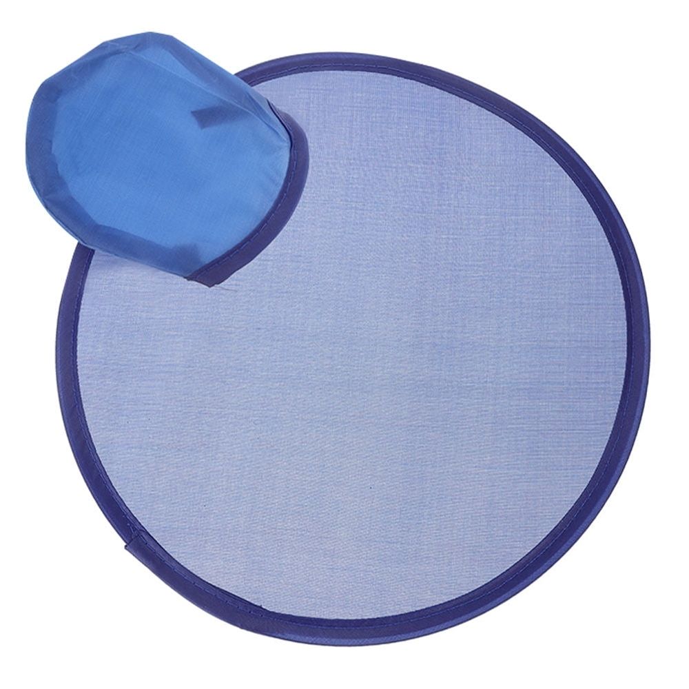 Portable Foldable Handheld Fan Lightweight Cooling Fan with Storage Bag Compact Round Design