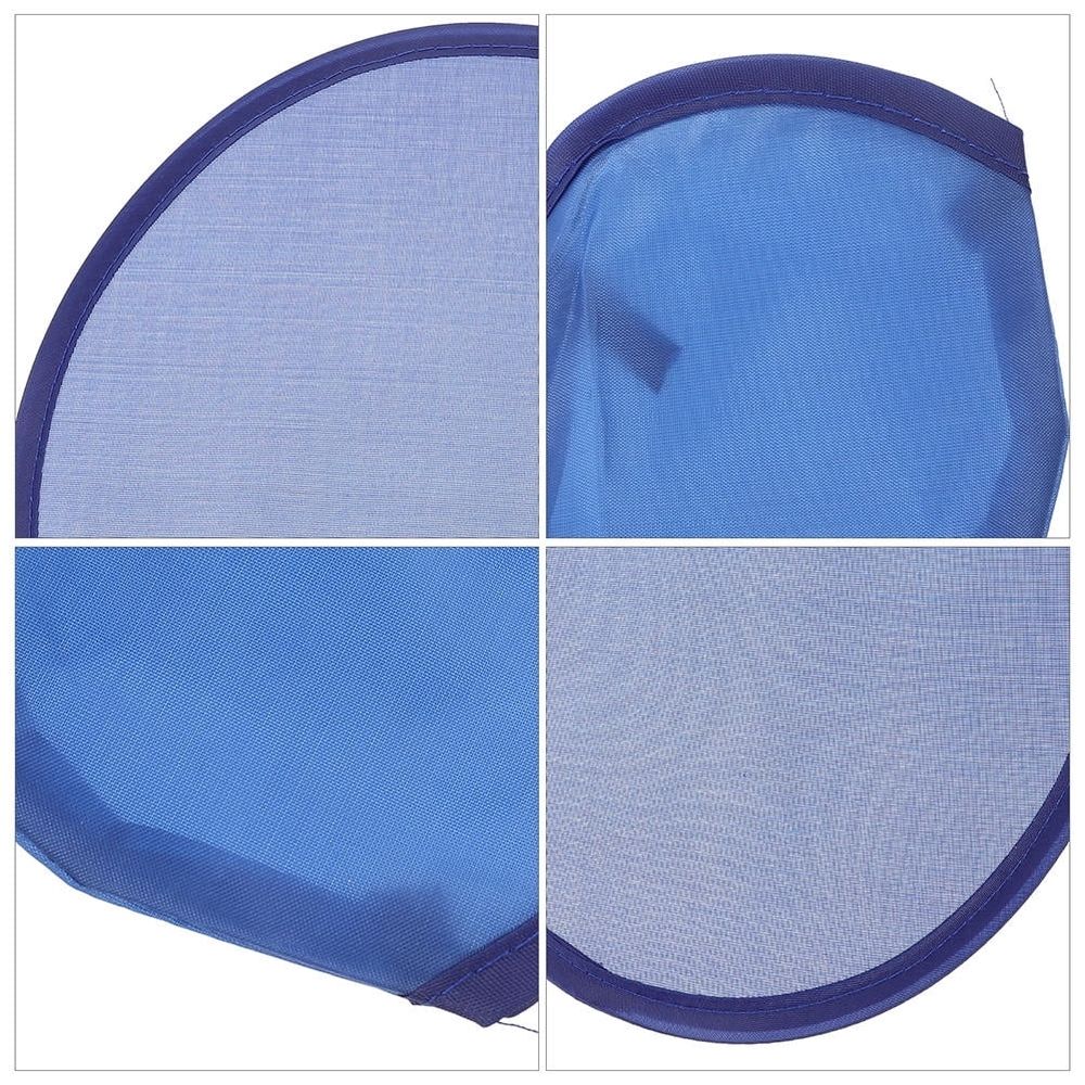 Portable Foldable Handheld Fan Lightweight Cooling Fan with Storage Bag Compact Round Design