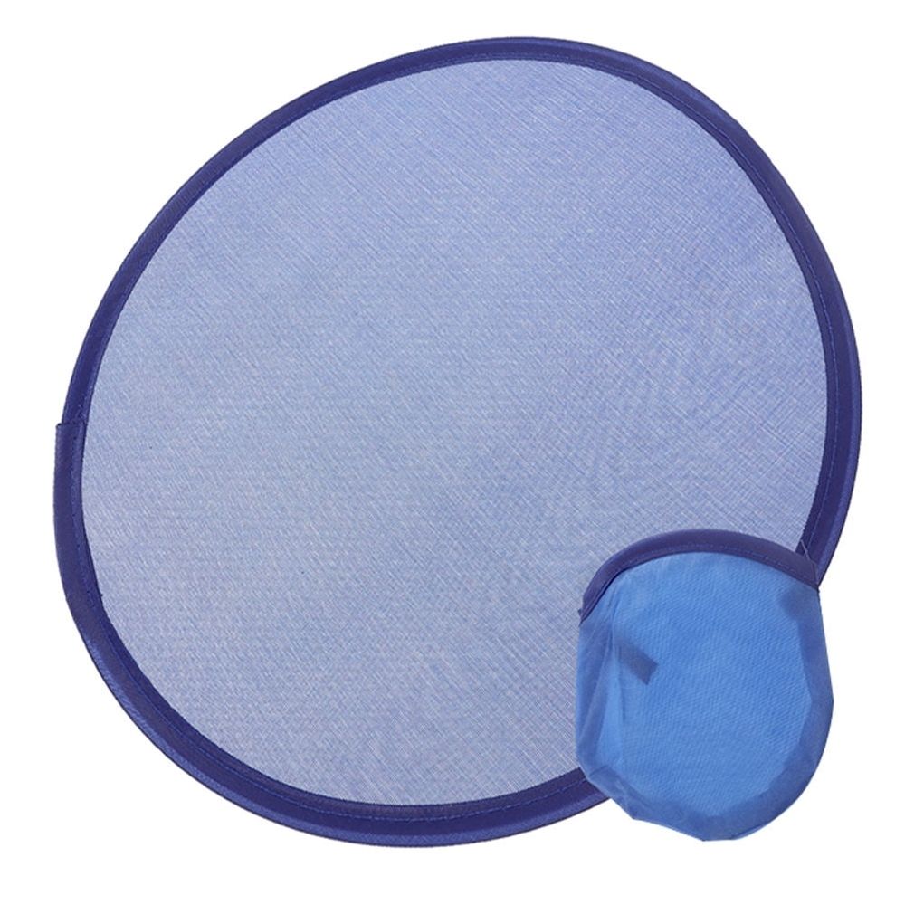 Portable Foldable Handheld Fan Lightweight Cooling Fan with Storage Bag Compact Round Design