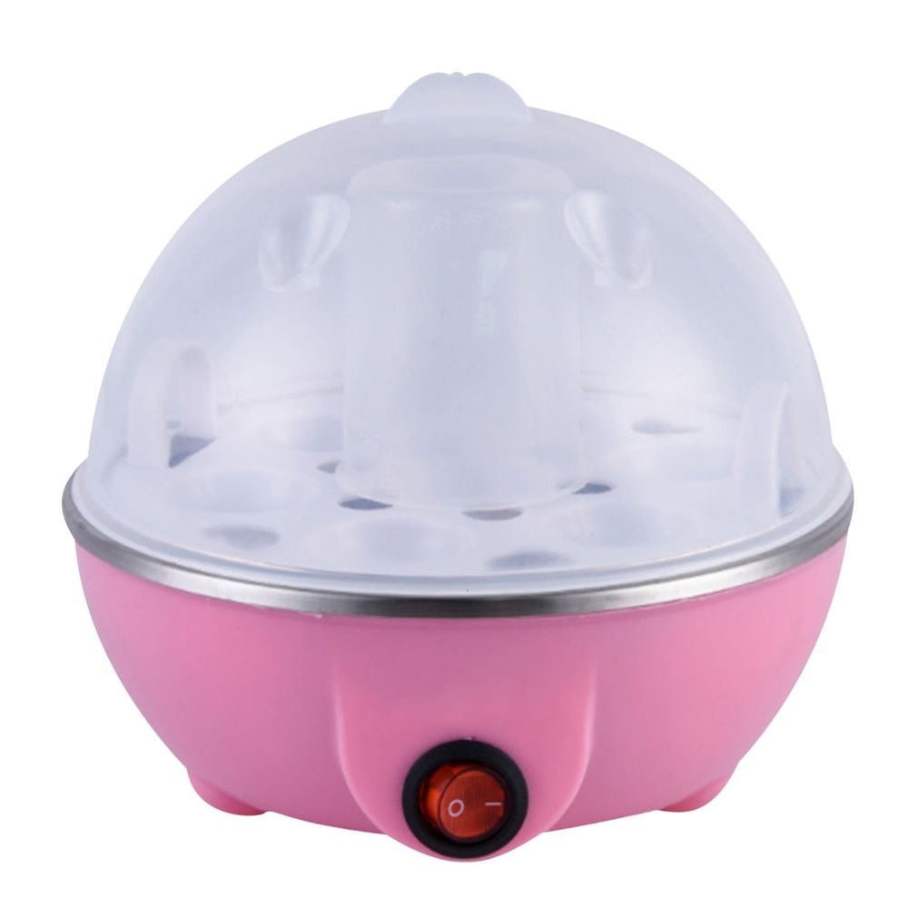 Electric Egg Cooker Multifunction Steam Boiler Automatic Shut Off Portable Steamer for Hard Soft Poached Eggs Omelets with 7 Egg Capacity 350W ABS Stainless Steel