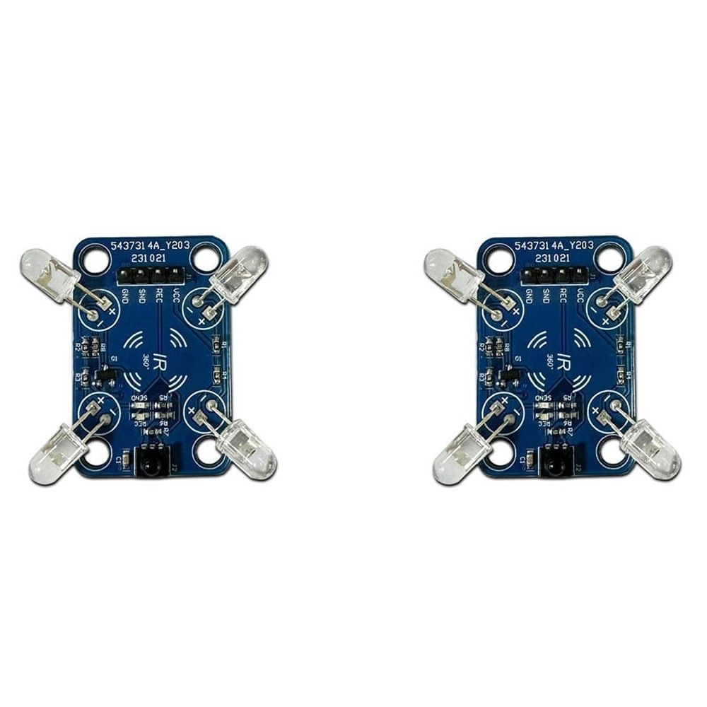 2X Infrared Transmitter-Receiver 360° Infrared Signal Transmission Without Dead Angle Multi-Functional Convenient Module