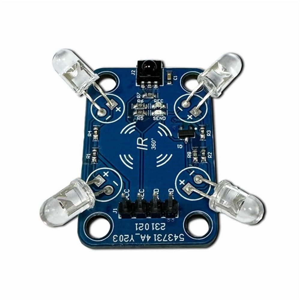 2X Infrared Transmitter-Receiver 360° Infrared Signal Transmission Without Dead Angle Multi-Functional Convenient Module